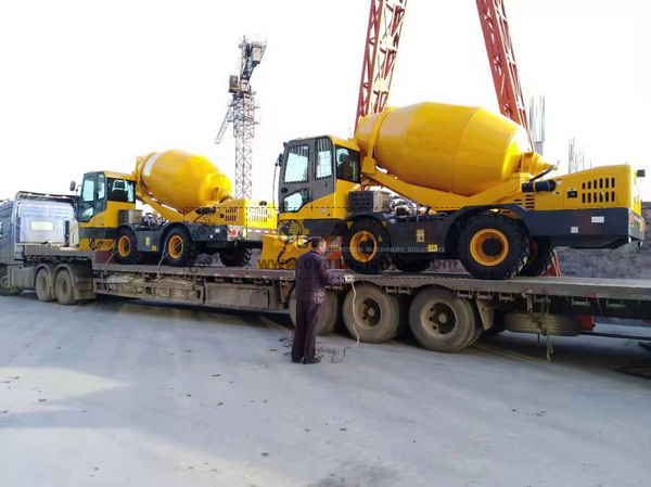 HY400 Self-Loading Concrete Mixer Truck