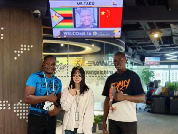 Zimbabwe Clients Visited EVANGEL Office and SANY Factory