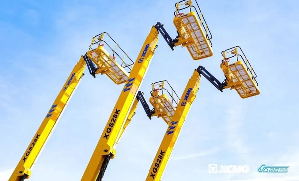 XCMG Straight-Arm Aerial Work Platform XGS70K Made Its Debut in Shanghai