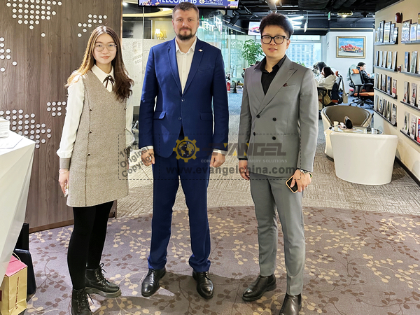 Russian Client Visited EVANGEL Office