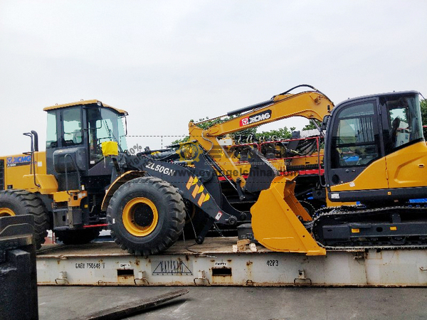 XCMG XE80DA Excavator ZL50GN Wheel Loader