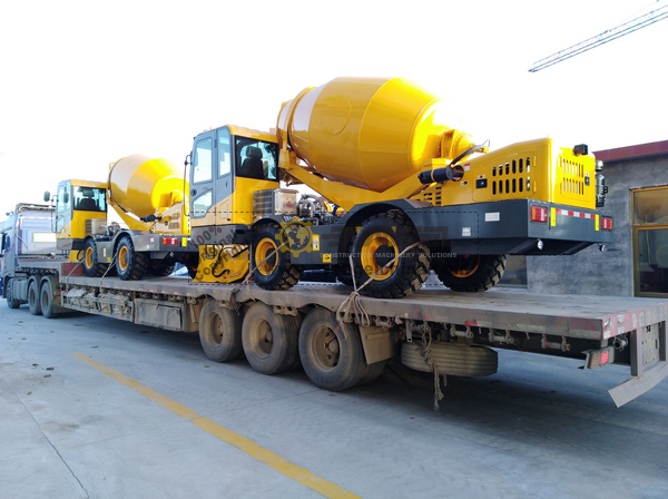 Myanmar - 2 Units HY400 Self-Loading Concrete Mixer Truck