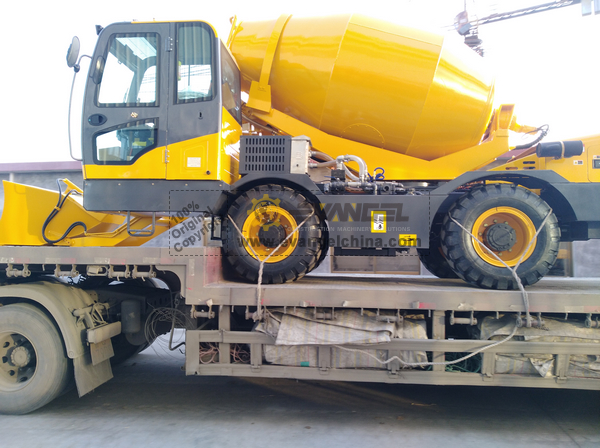 Self-Loading Concrete Mixer Truck