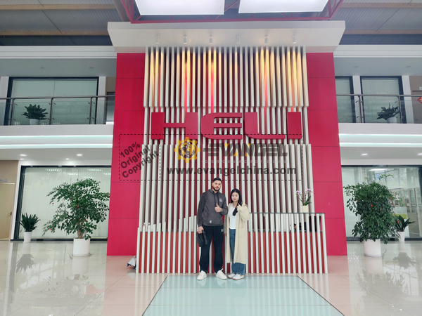 Algeria Client Visited EVANGEL Office & HELI Factory